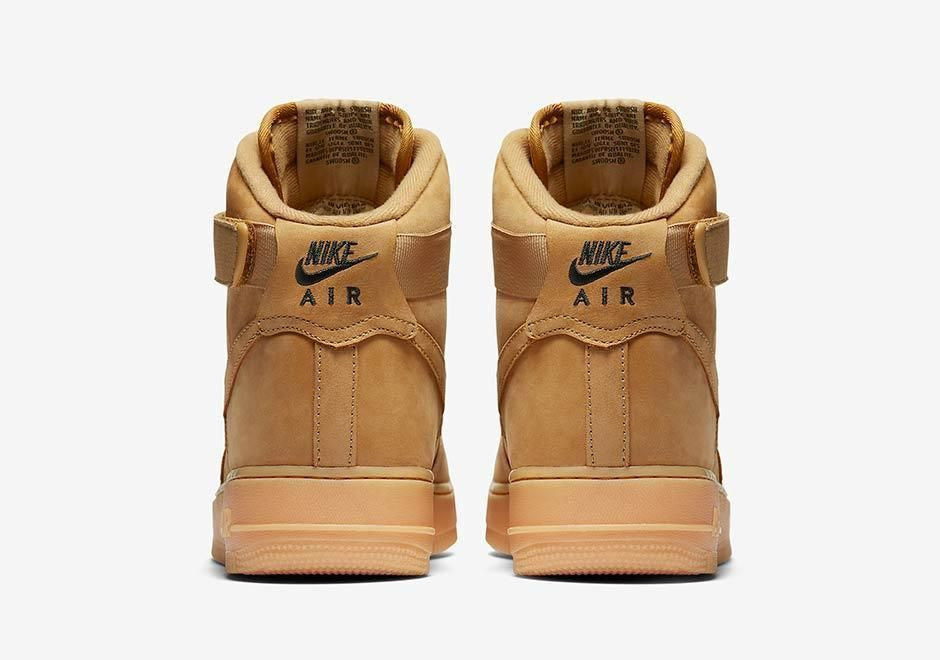 Men's Air Force 1 Mid Flax Wheat Shoes