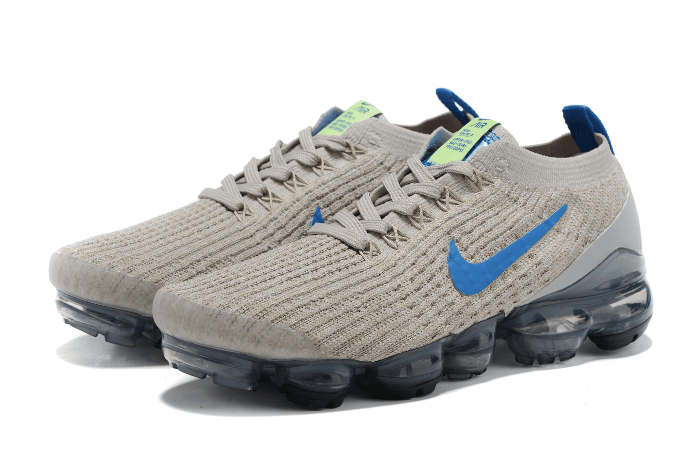 Men's Vapormax 3.0 Flyknit Beige Blue Shoes