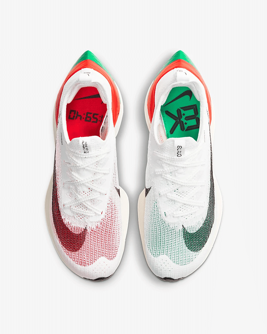 Men's Air Zoom Alphafly NEXT% White Red Green Shoes