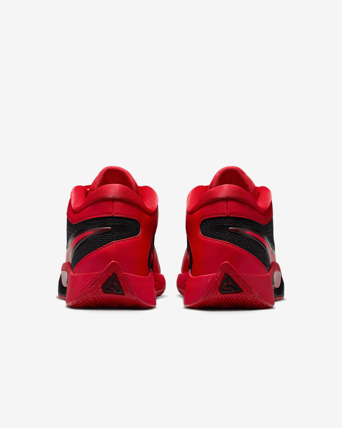 Men's Giannis Freak 6 Black University Red Shoes