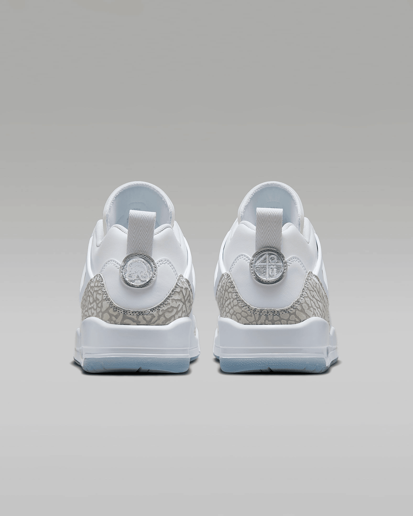 Men's Air Jordan Spizike Low Metallic Silver Shoes