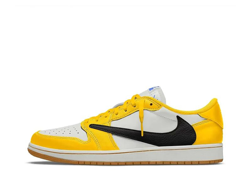 Men's Air Jordan 1 Low OG x Travis Scott Canary Shoes