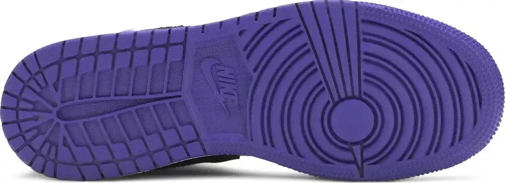 Men's Air Jordan 1 Mid Varsity Purple Shoes