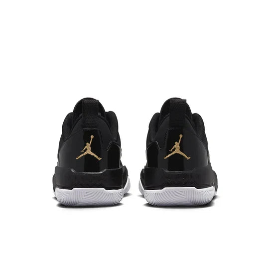 Men's Air Jordan One Take 4 Black Metallic Gold Shoes