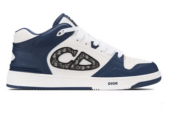 Men's Dior B57 Mid Oblique Blue Shoes