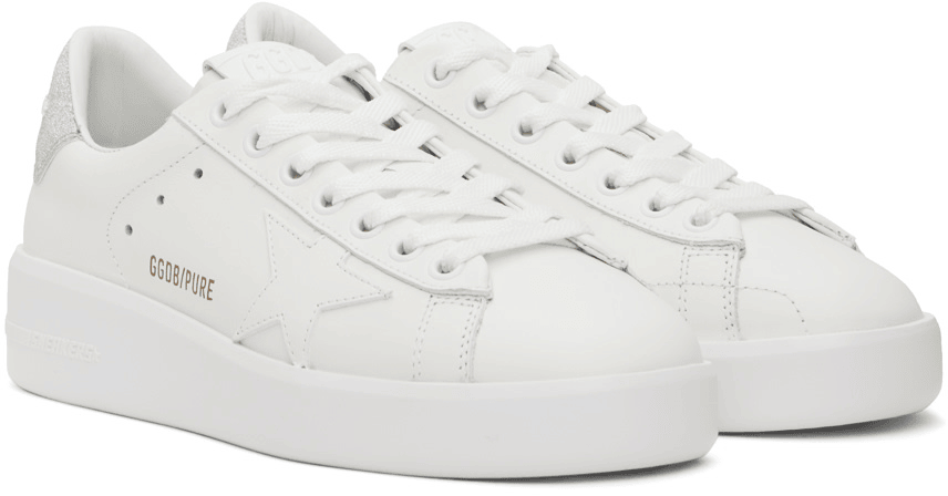 Men's SSENSE Exclusive White Super-Star Sneakers In White Silver