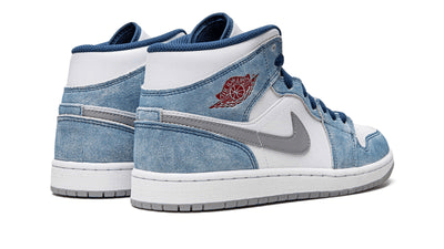 Men's Air Jordan 1 Mid French Blue Shoes