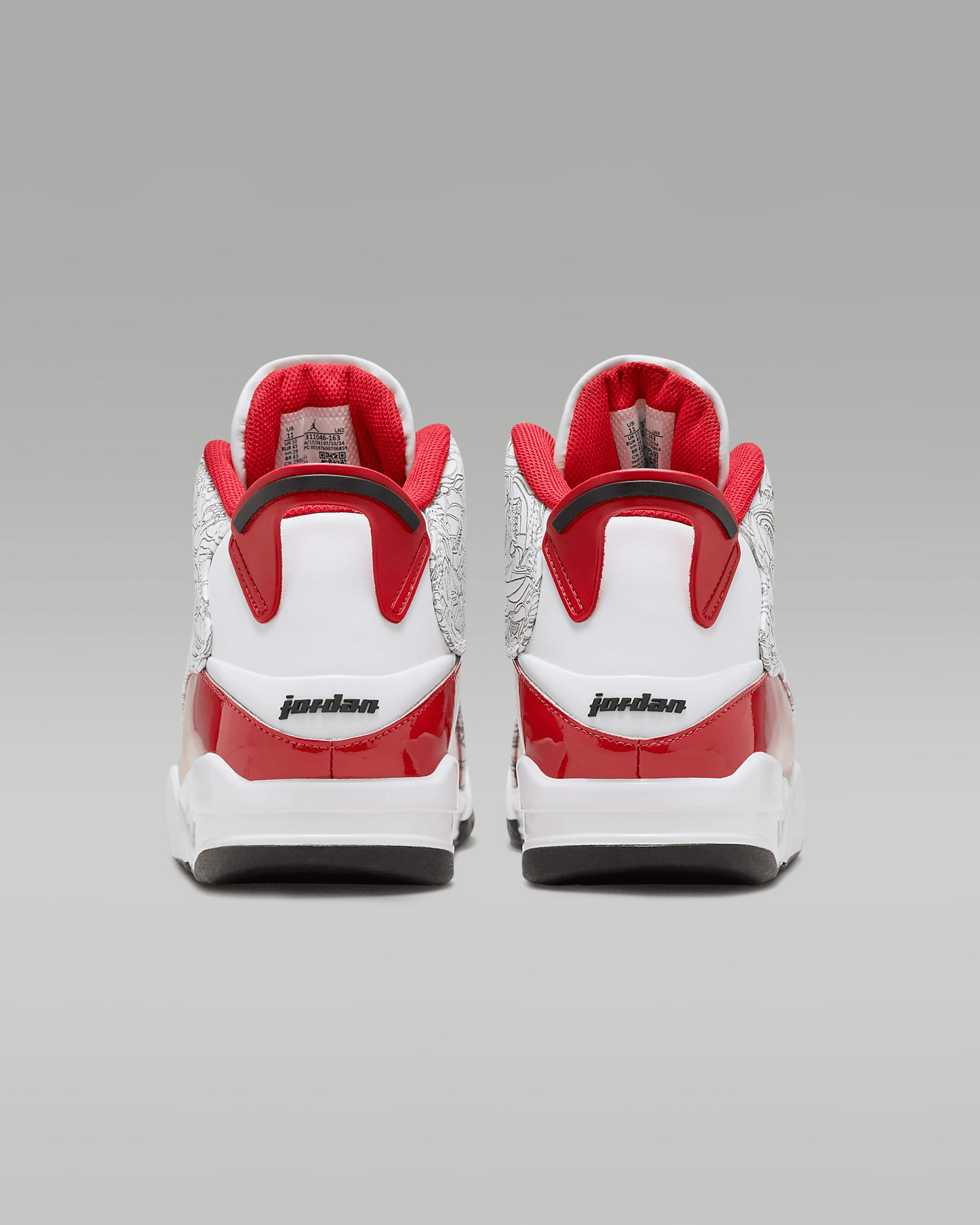 Men's Nike Air Jordan Dub Zero Varsity Red Shoes