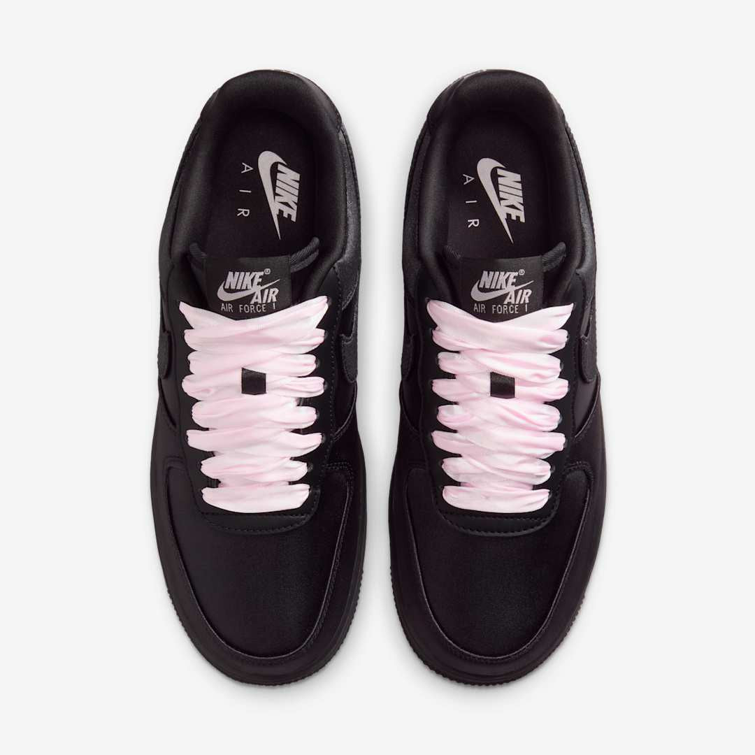 Men's Nike Air Force 1 Low 'Black Satin ' Shoes