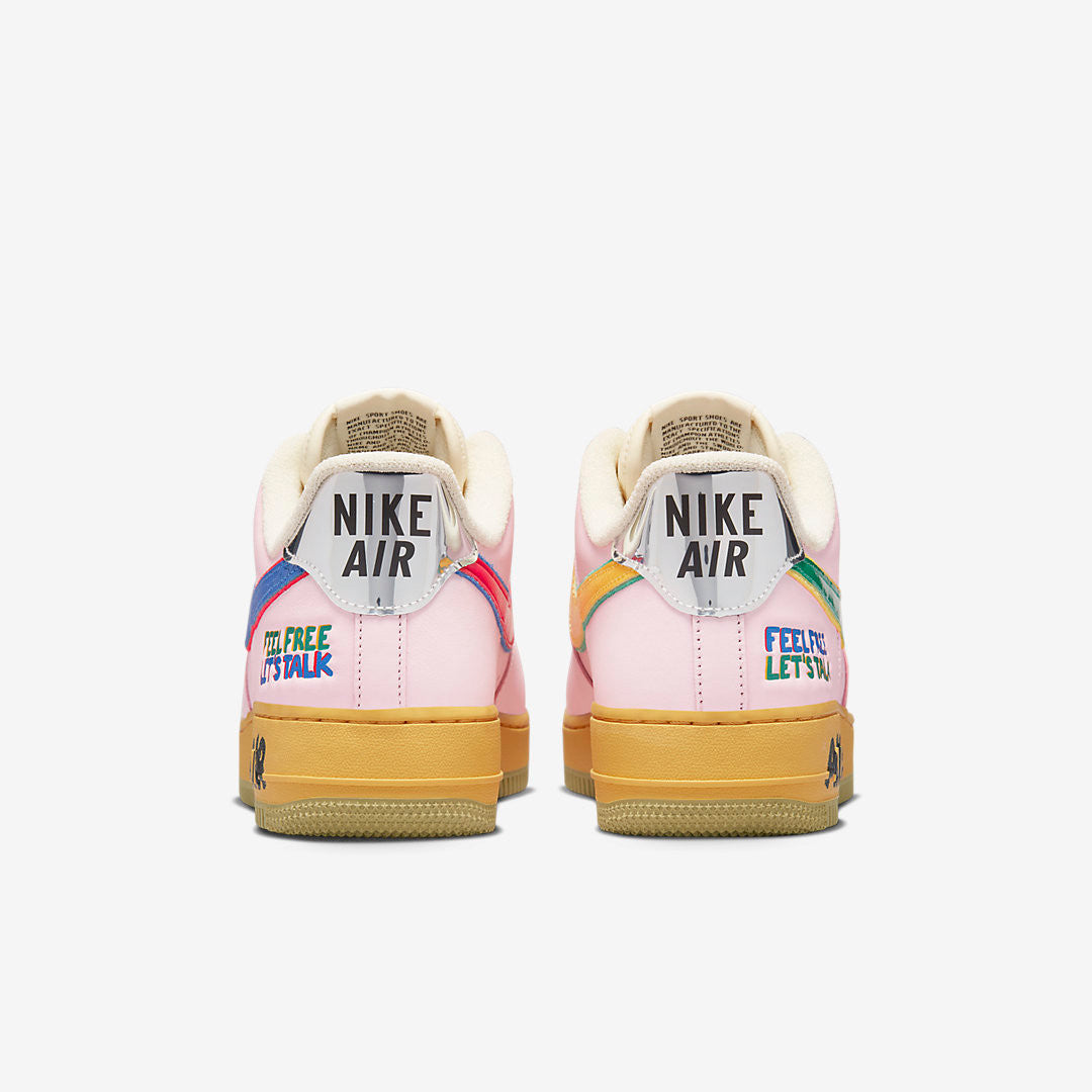 Men's Nike Air Force 1 Low ' Feel Free, Let’s Talk' Shoes