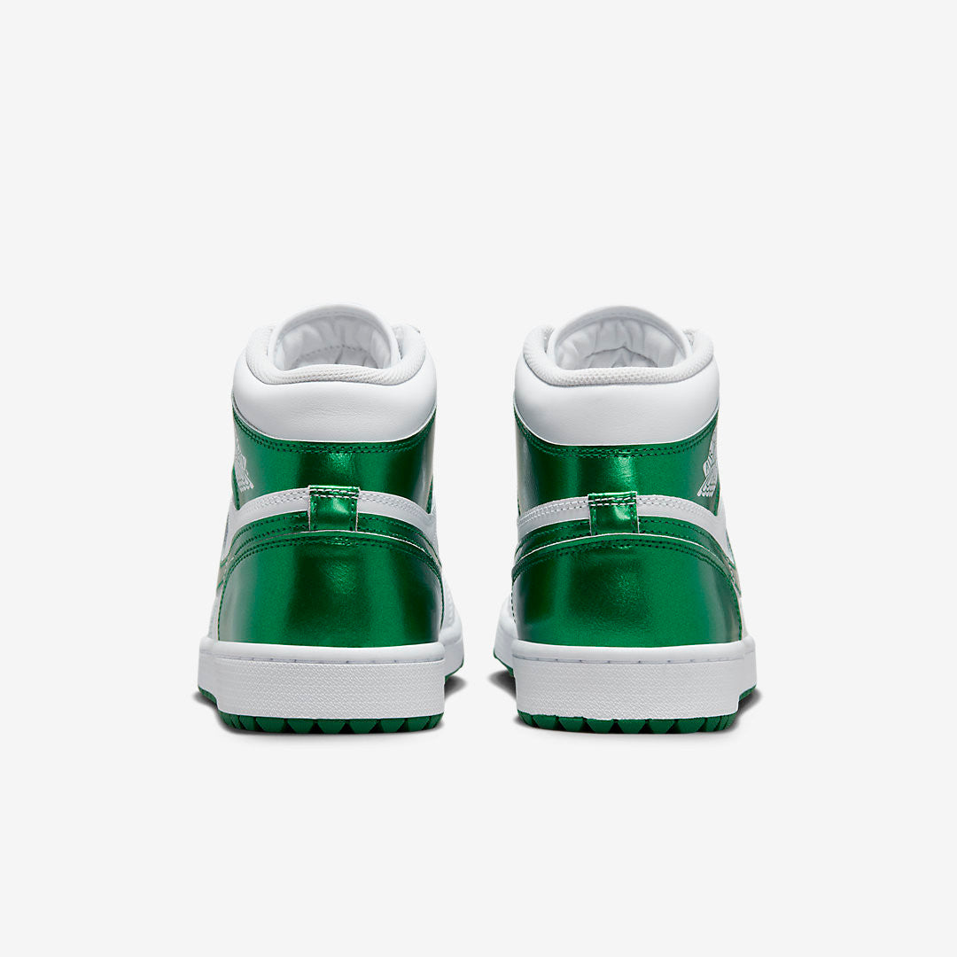 Men's Air Jordan 1 High Golf 'Metallic Green' Shoes