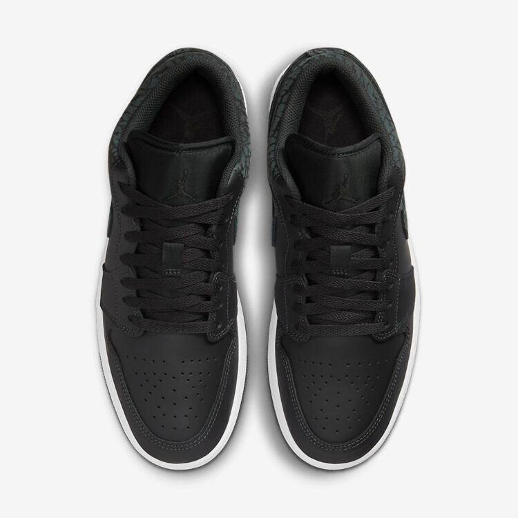 Men's Air Jordan 1 Low 'Black Elephant' Shoes