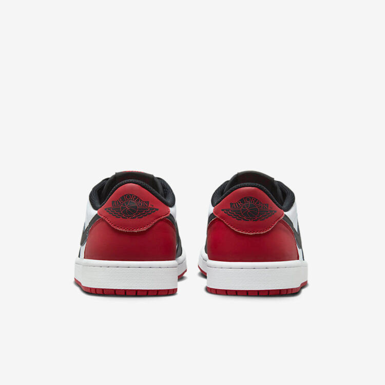 Men's Air Jordan 1 Low 'Black Toe' Shoes