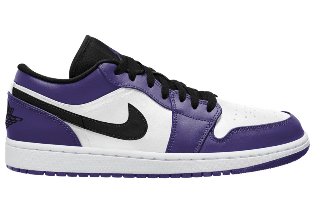 Men's Air Jordan 1 Low 'Court Purple' Shoes
