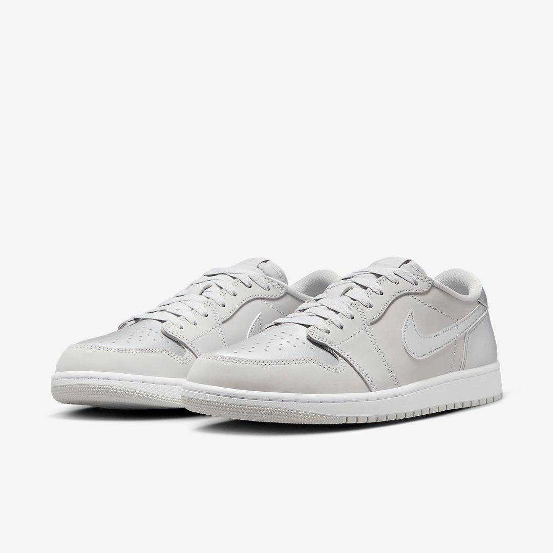 Men's Air Jordan 1 Low 'Metallic Silver' Shoes