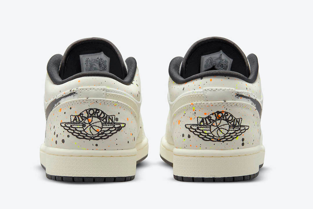 Men's Air Jordan 1 Low 'Paint Splatter' Shoes