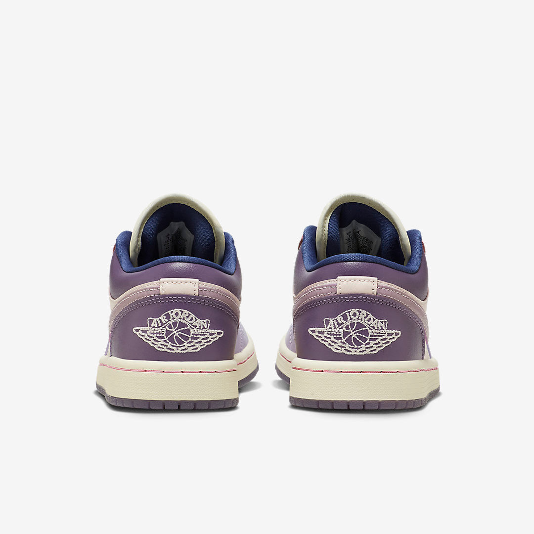 Men's Air Jordan 1 Low 'Pink Purple' Shoes