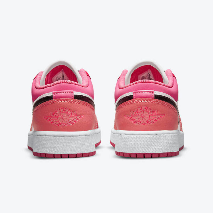 Men's Air Jordan 1 Low 'Pink Red' Shoes