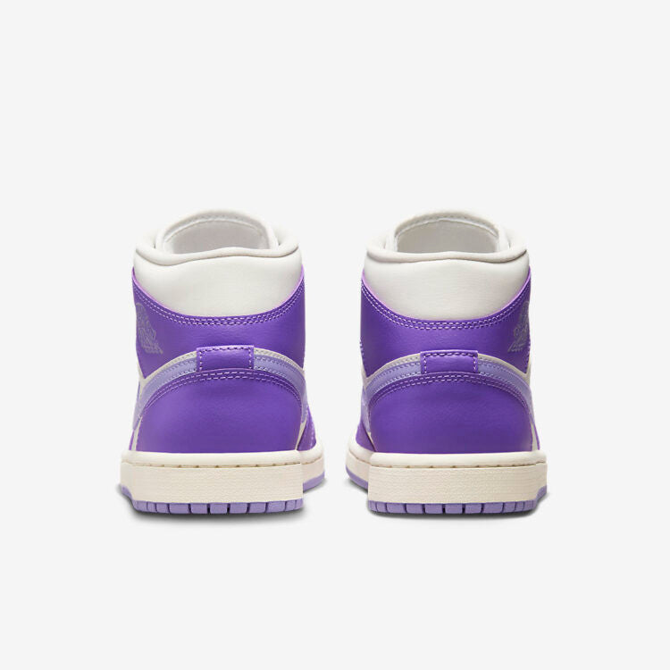 Men's Air Jordan 1 Mid 'Action Grape' Shoes