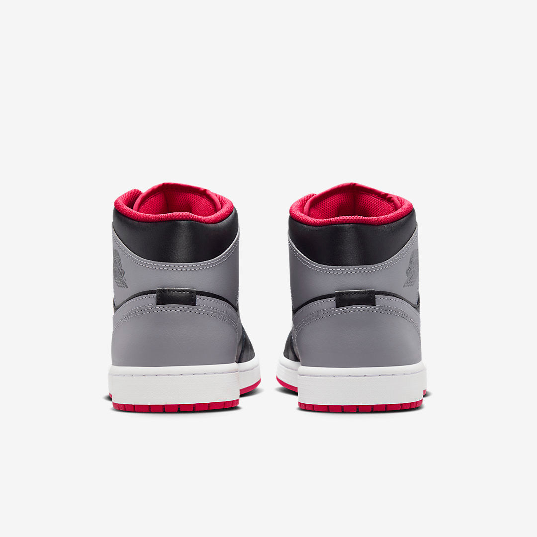 Men's Air Jordan 1 Mid 'Black Cement Grey' Shoes