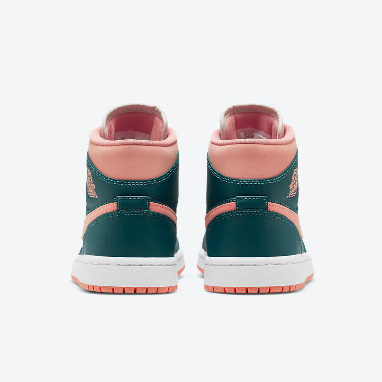 Men's Air Jordan 1 Mid 'Dark Emerald Green' Shoes
