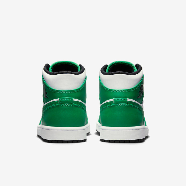 Men's Air Jordan 1 Mid 'Lucky Green' Shoes