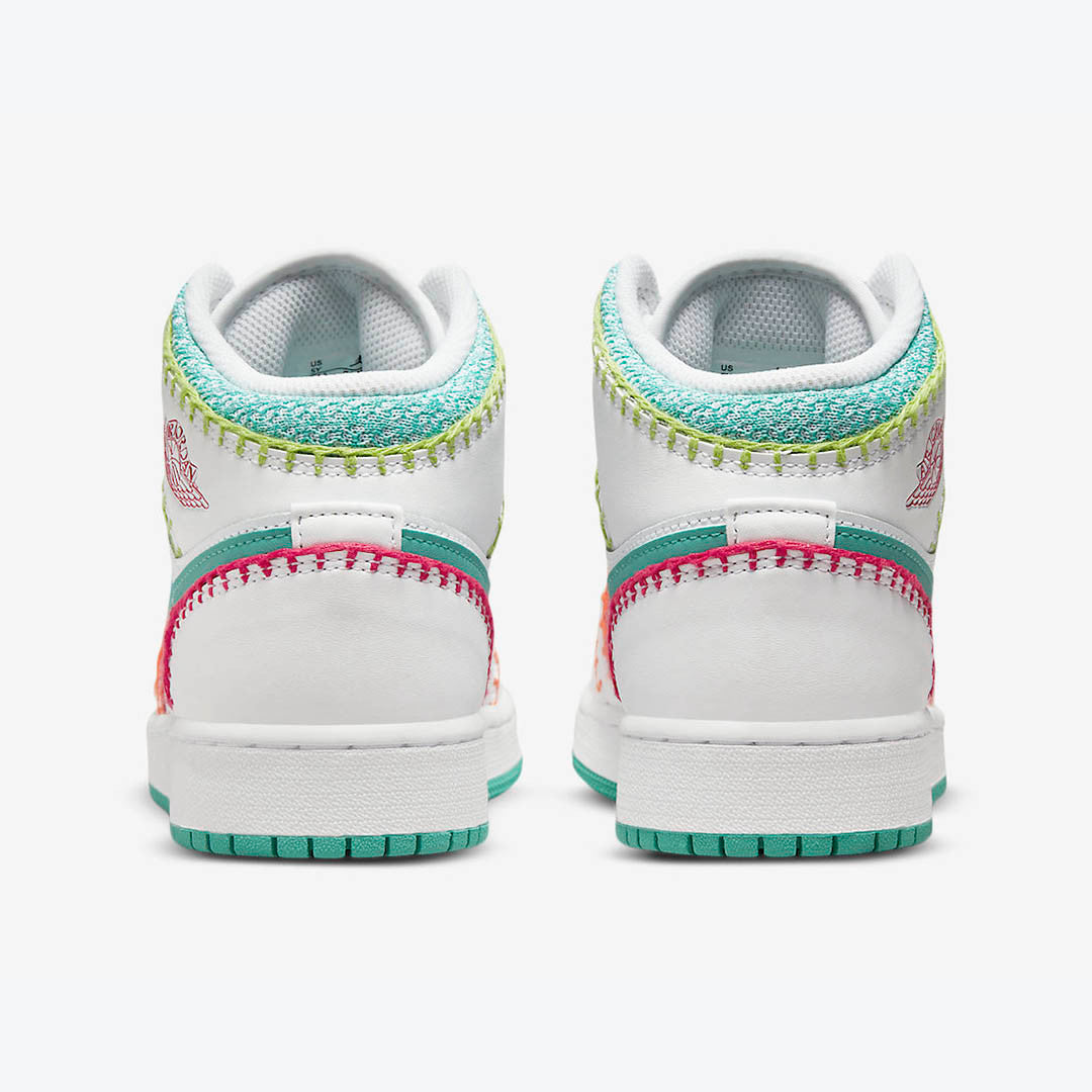 Men's Air Jordan 1 Mid 'Multi Knit' Shoes