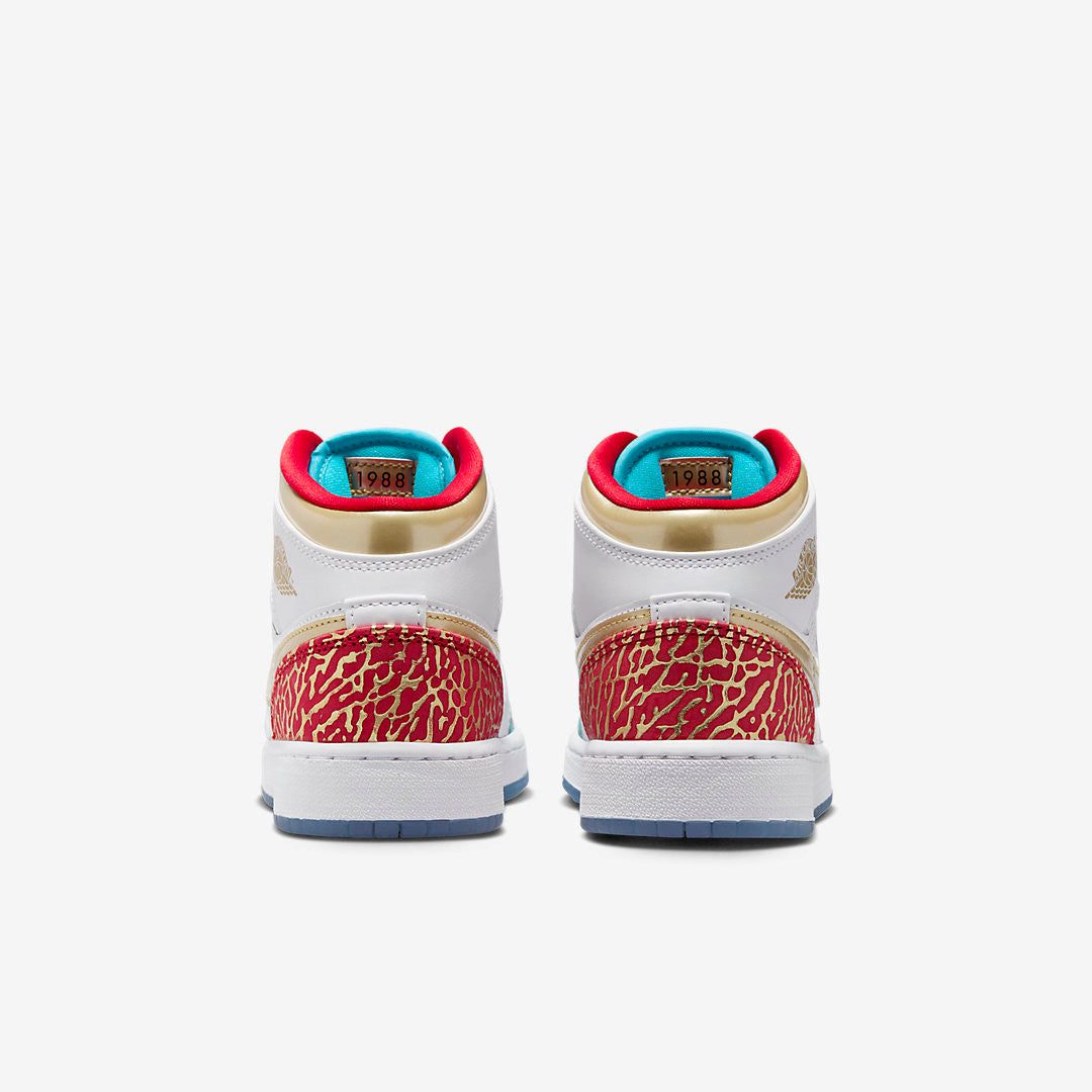 Men's Air Jordan 1 Mid 'UNC to Chicago' Shoes