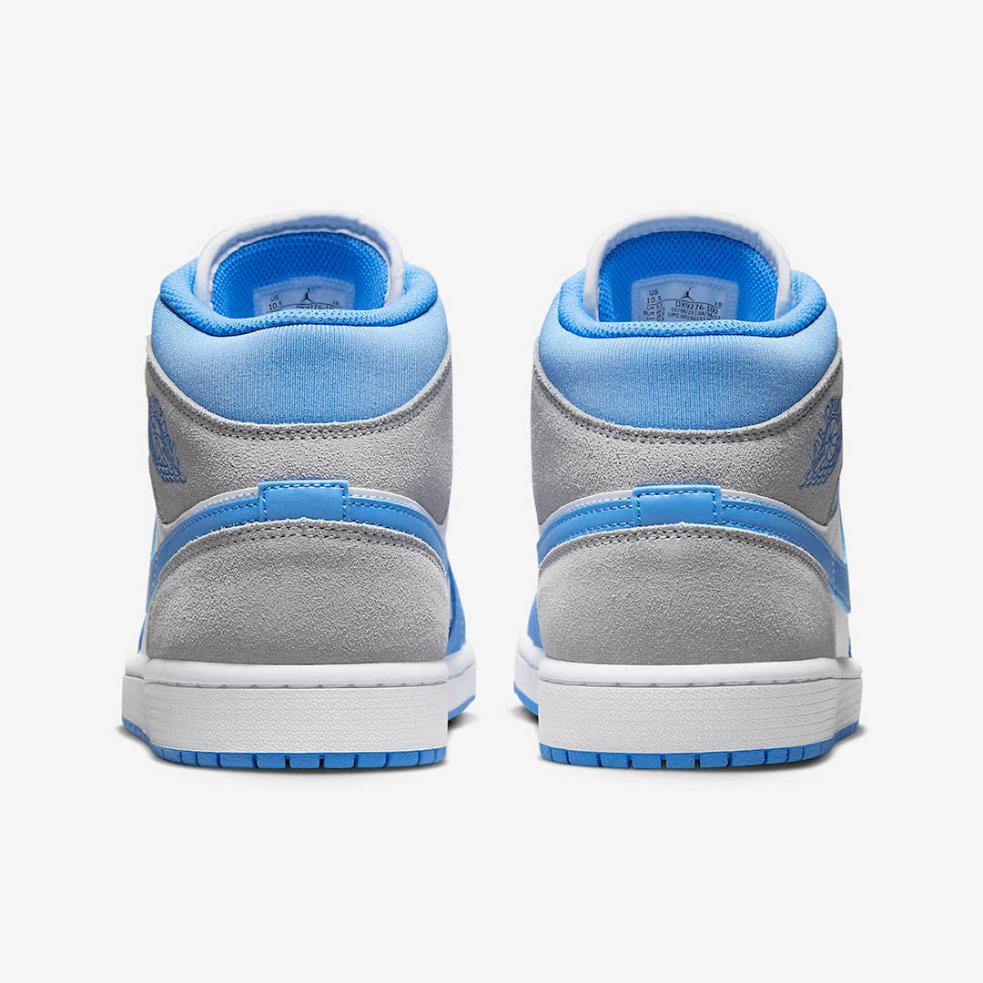 Men's Air Jordan 1 Mid 'University Blue' Shoes
