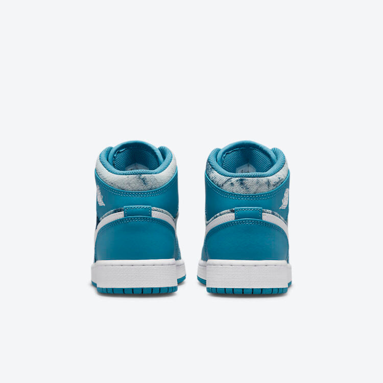 Men's Air Jordan 1 Mid 'Washed Denim' Shoes