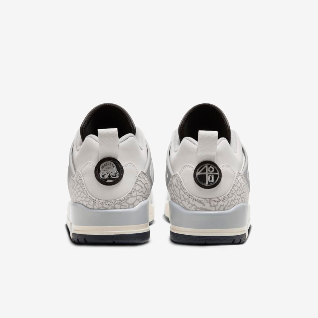 Men's Jordan Spizike Low White Grey Black Shoes