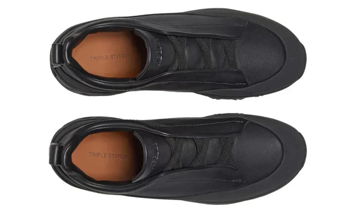 Men's Zegna Triple Stitch™ Monte Black Sneakers