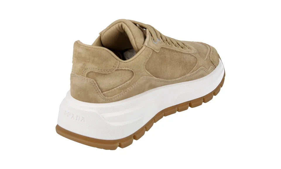 Men's Prada Montecarlo Re-Edition 2005 Leather Beige Sneakers