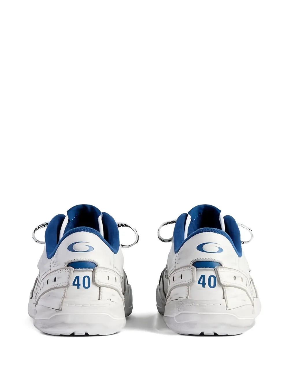 Men' Balenciaga Hamptons Worn-out Trainers White Sneaker