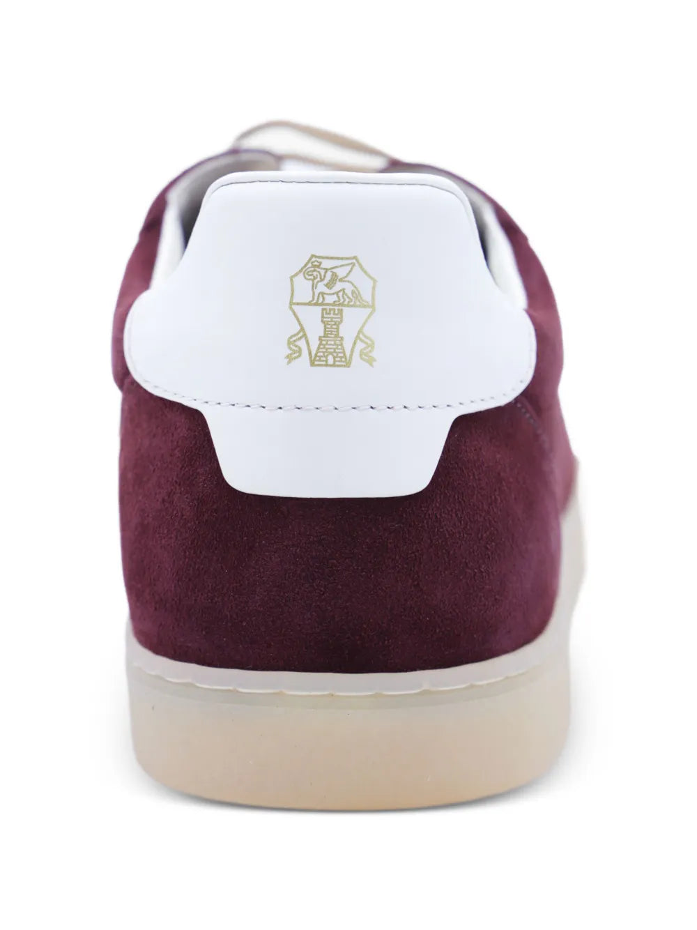 Men’s Brunello Cucinelli Suede Bordeaux Sneakers