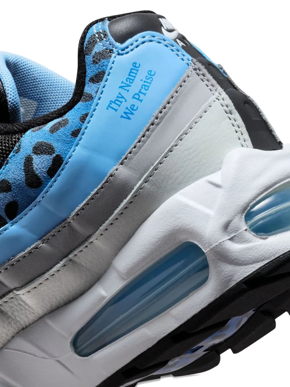 Men's Nike Air Max 95 Black And Blue Shoes