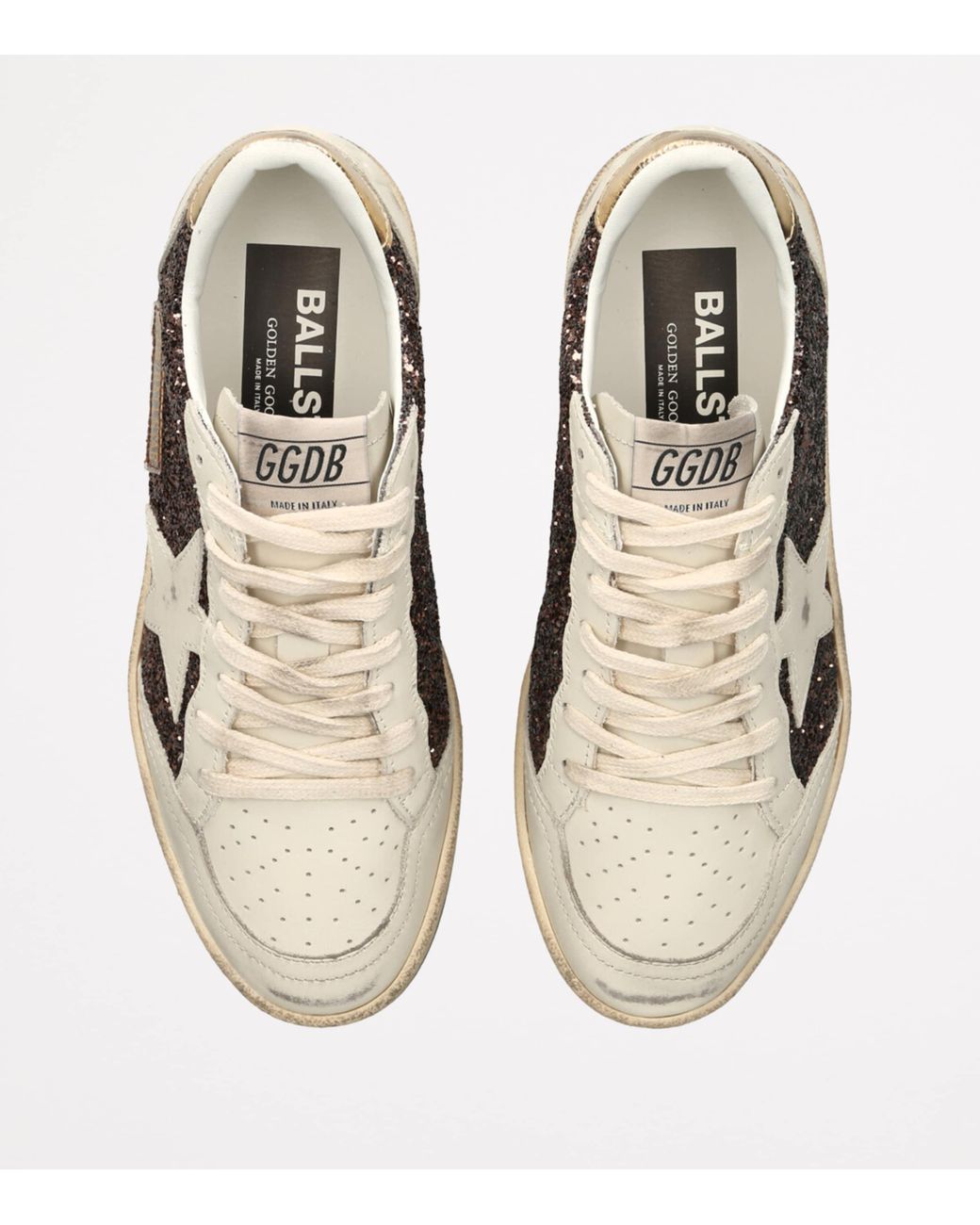 Golden Goose Women's Ball Star Glitter Low-Top Sneakers