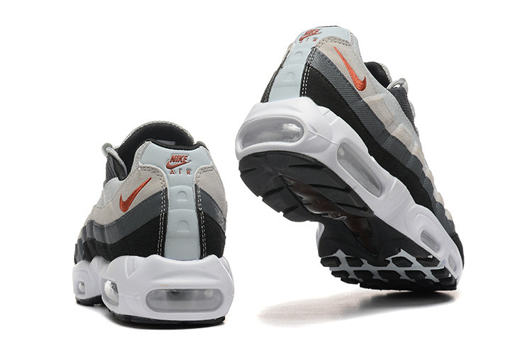 Men's Nike Air Max 95 'Wolf Grey Rugged Orange' Shoes