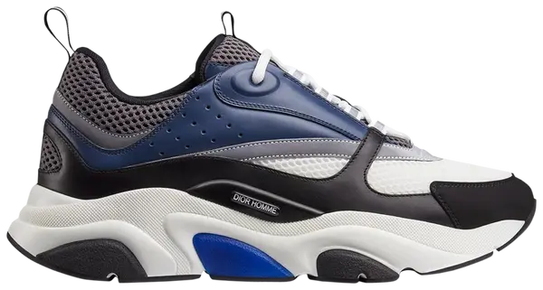Men's Dior B22 Blue Grey Sneakers