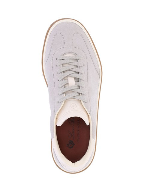 Men's Loro Piana Tennis Walk Gray Sneakers