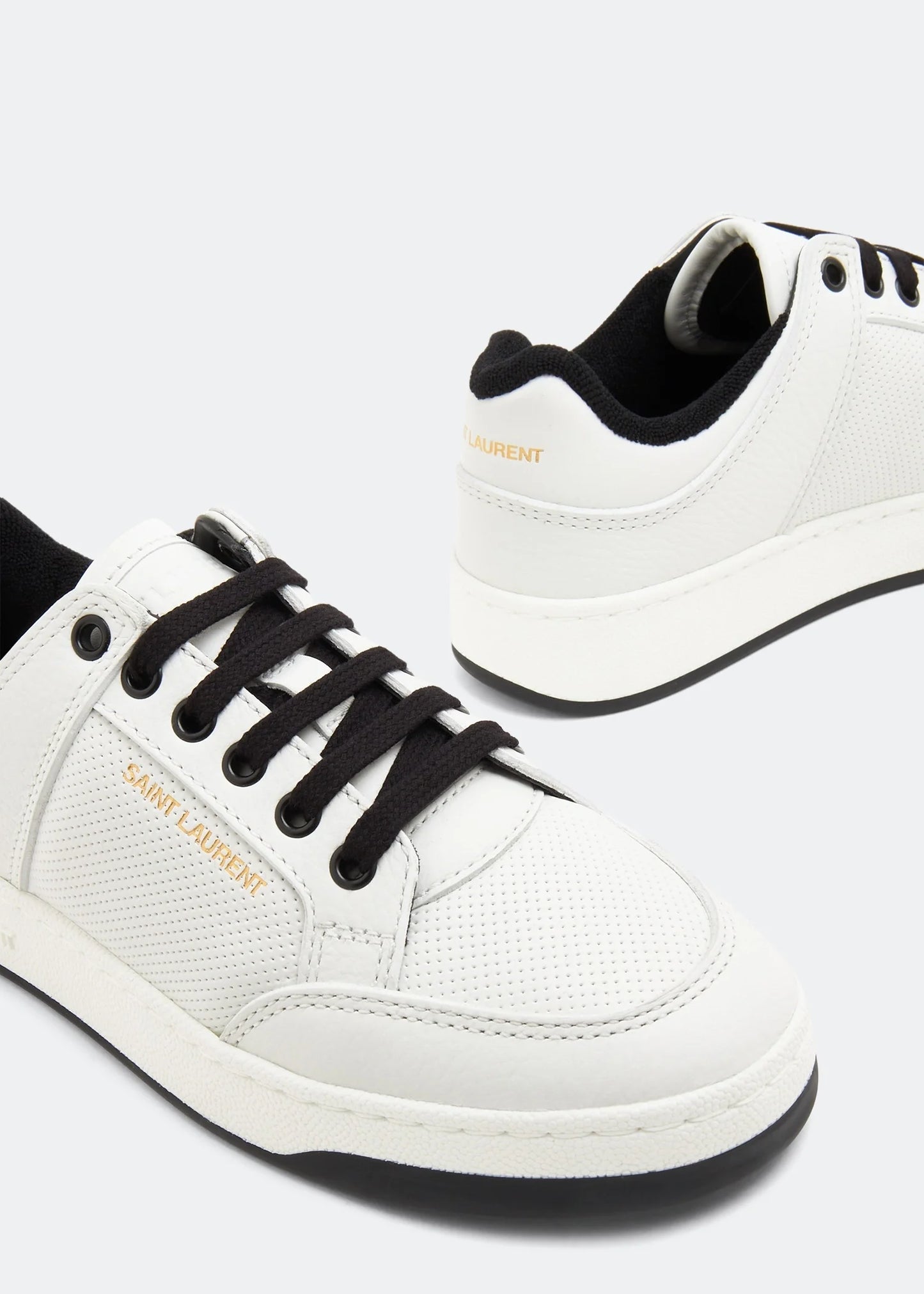 Men's Saint Laurent Low Top White Sneakers