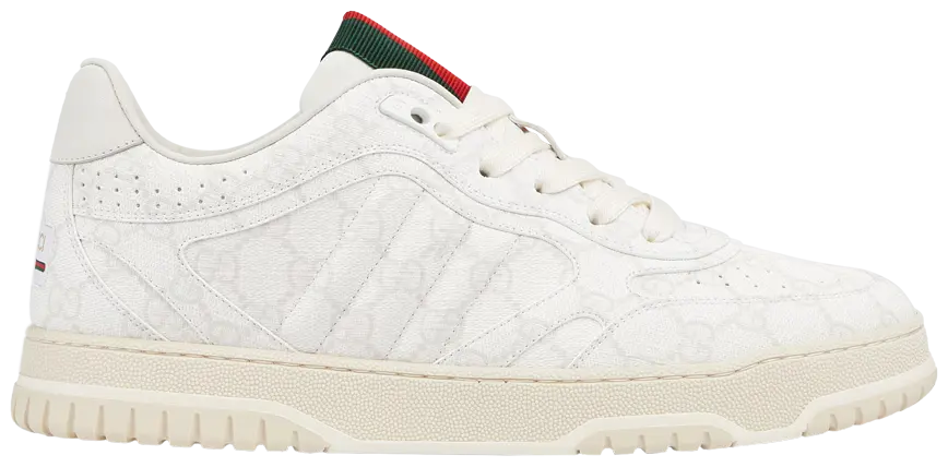 Men's Gucci Re-Web GG Canvas - White Beige Sneakers