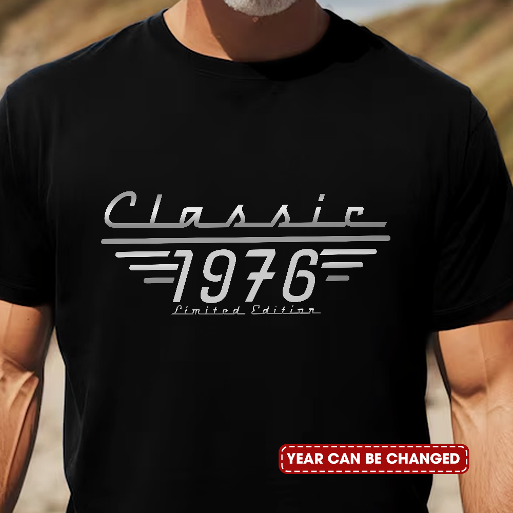 Birthday Gift, Vintage Old Age Gift For Him, Dad, Husband, Grandpa - Personalized Shirt