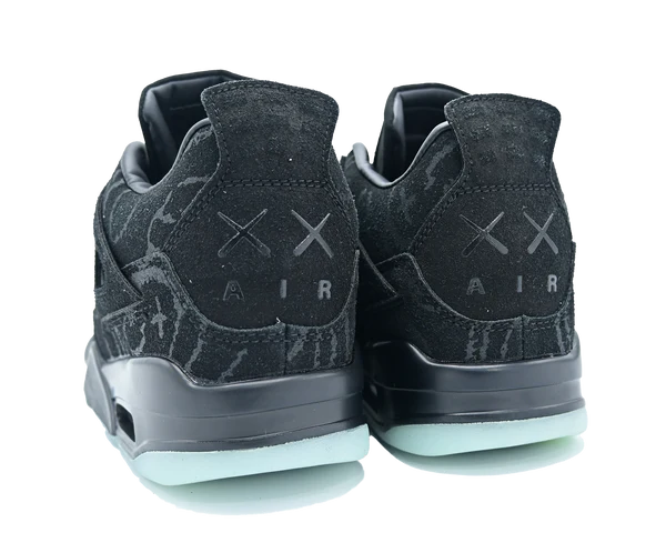 Men's Nike KAWS x Air Jordan 4 Retro ‘Black' Shoes