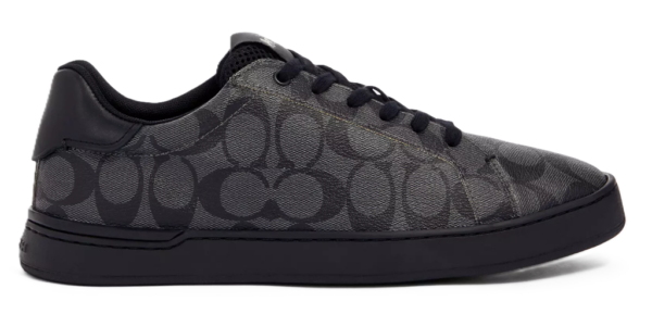 Men's Clip Low Top Charcoal Sneakers