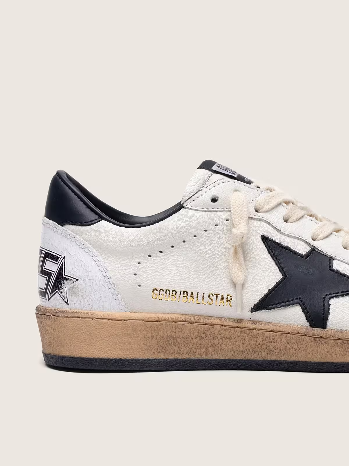 Men's Golden Goose Ball Star Black Sneakers