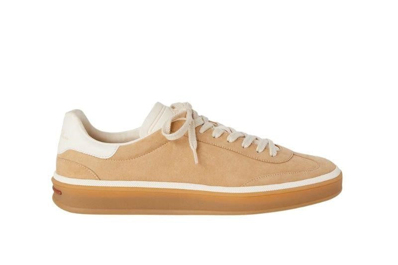 Men's Loro Piana Tennis Walk Brown Sneakers