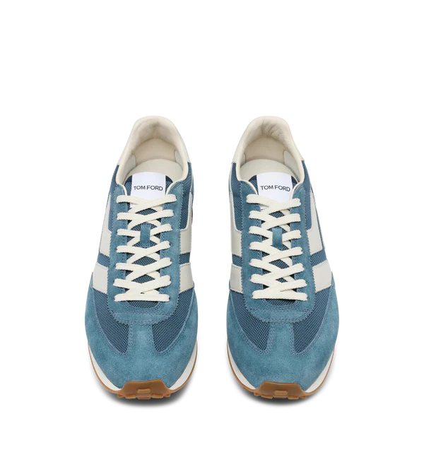 Men's Tom Ford Mick Panelled Blue Sneakers