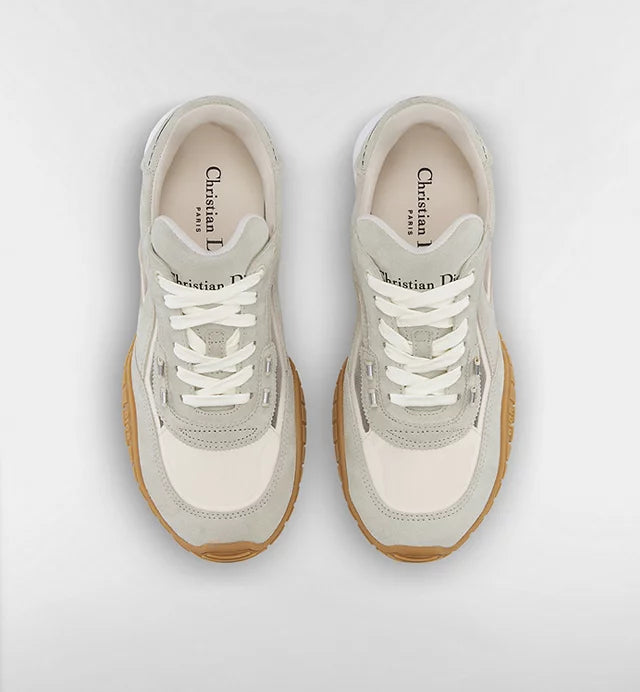 Men's Dior Tech White Suede Sneakers