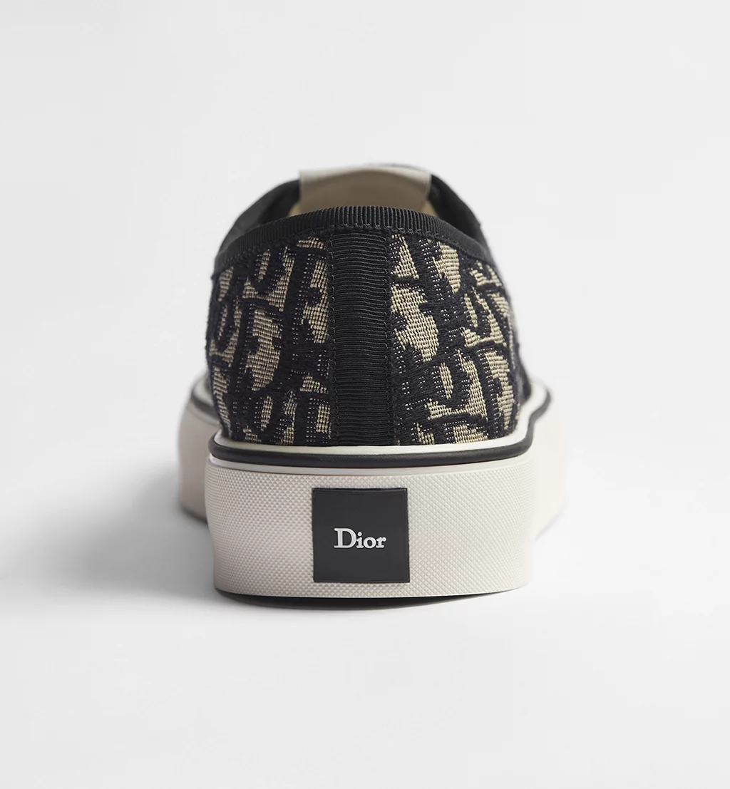 Men's Dior Saltwind Beige and Blue Sneakers